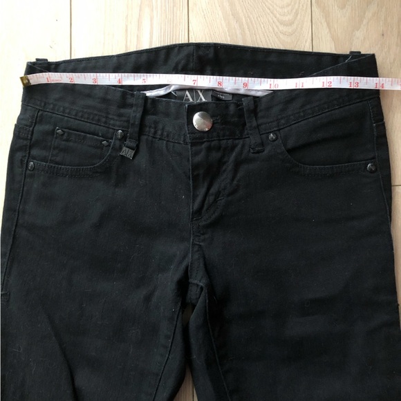 Armani Exchange Black Skinny Jeans Size 0 - Picture 2 of 12